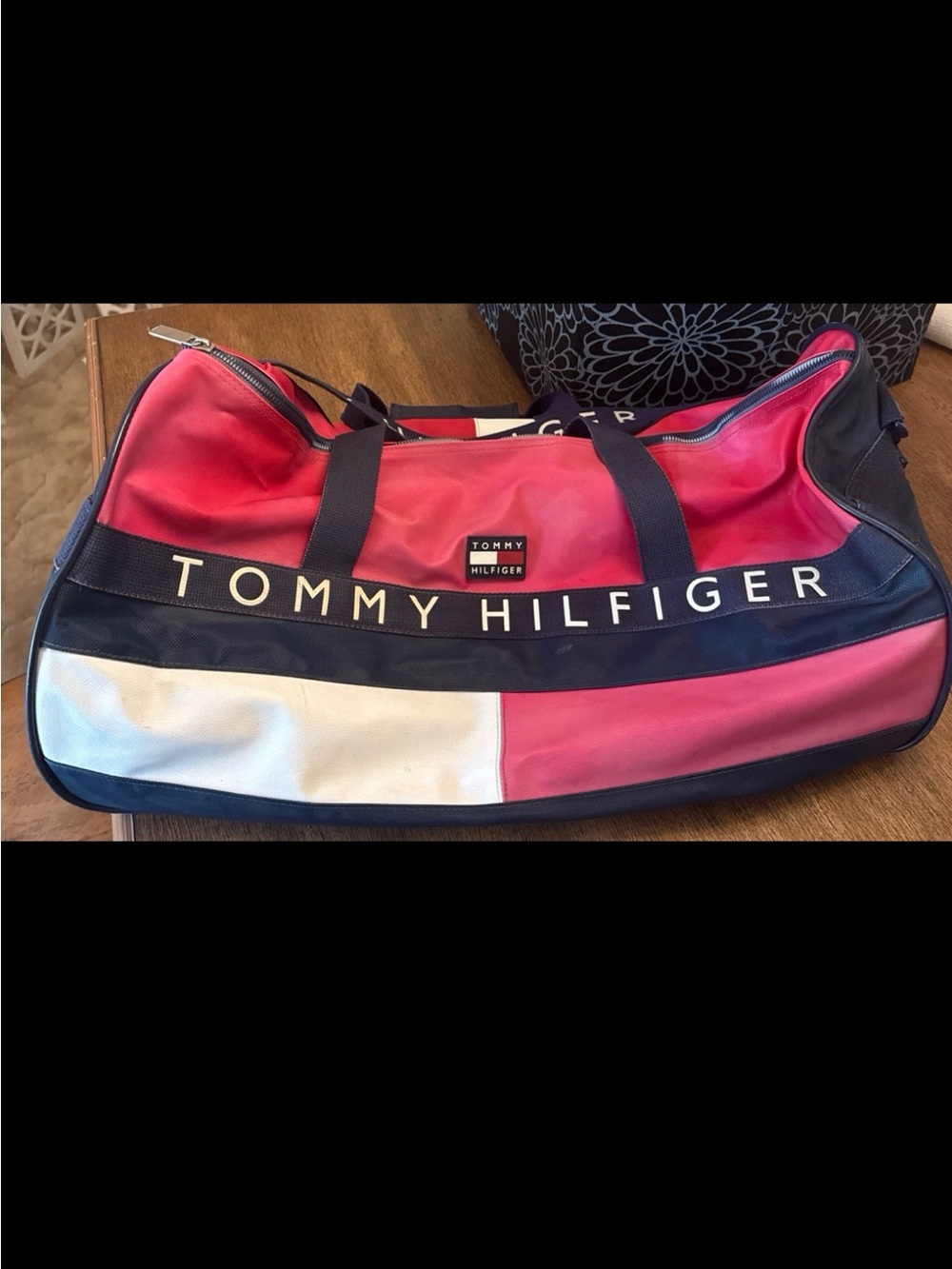 Vintage Tommy Hilfiger Duffel Bag